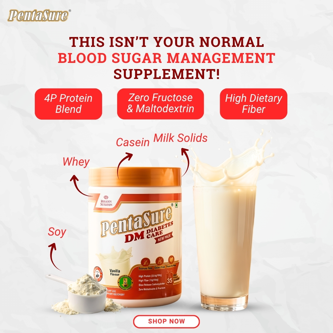 PentaSure Facebook ad: Better Nutrition Choices Start with PentaSure DM.