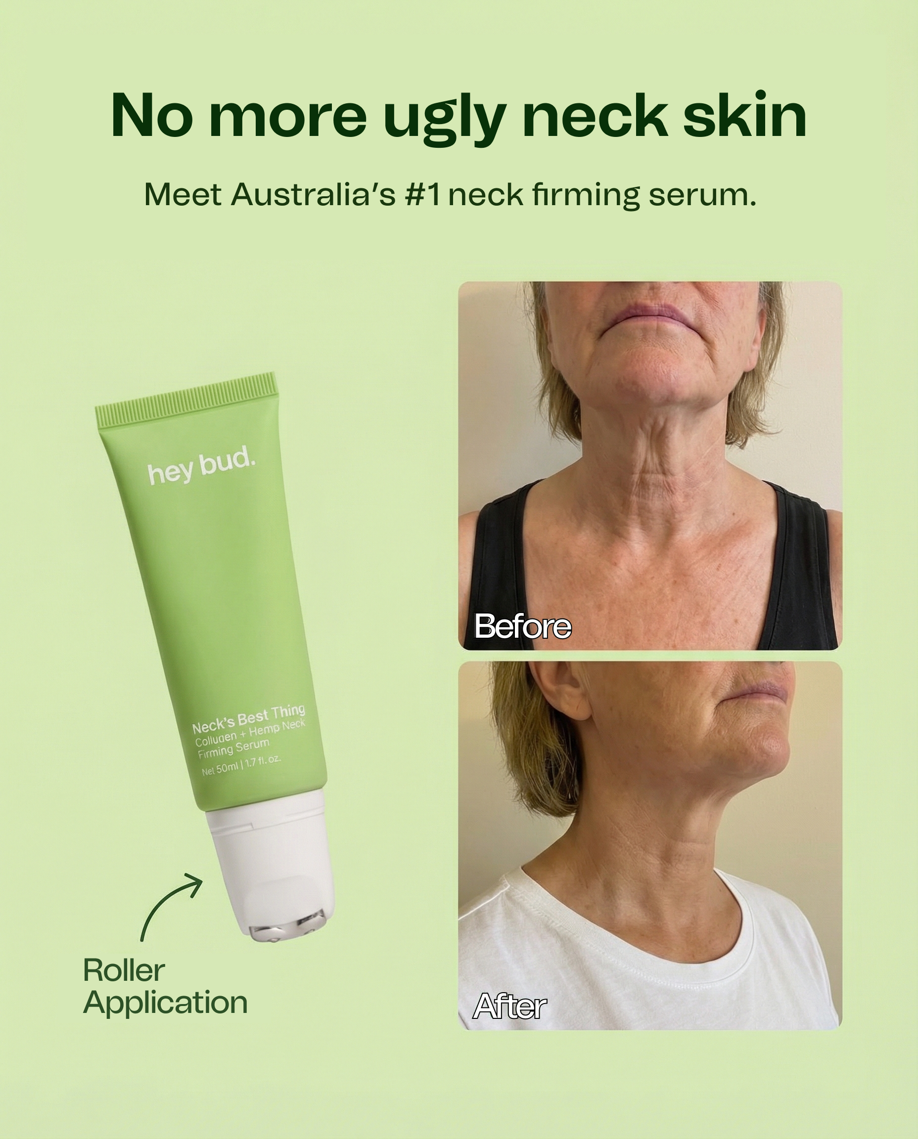 Hey Bud Skincare Facebook ad
