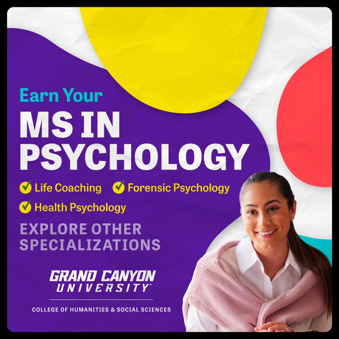 Grand Canyon University Facebook ad