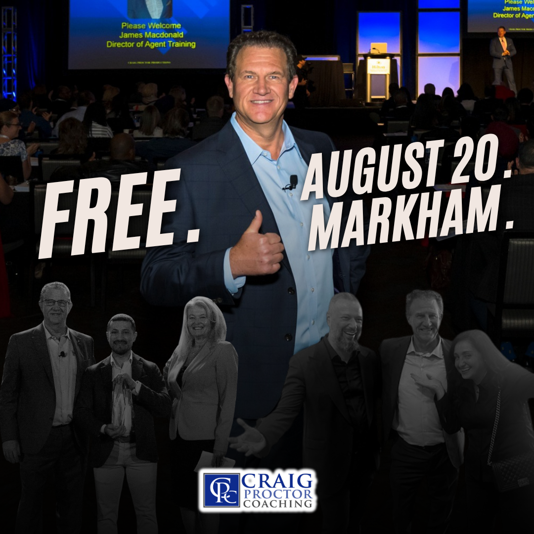 Craig Proctor Facebook ad: Toronto Realtors: The System 30,000+ Agents Use to…