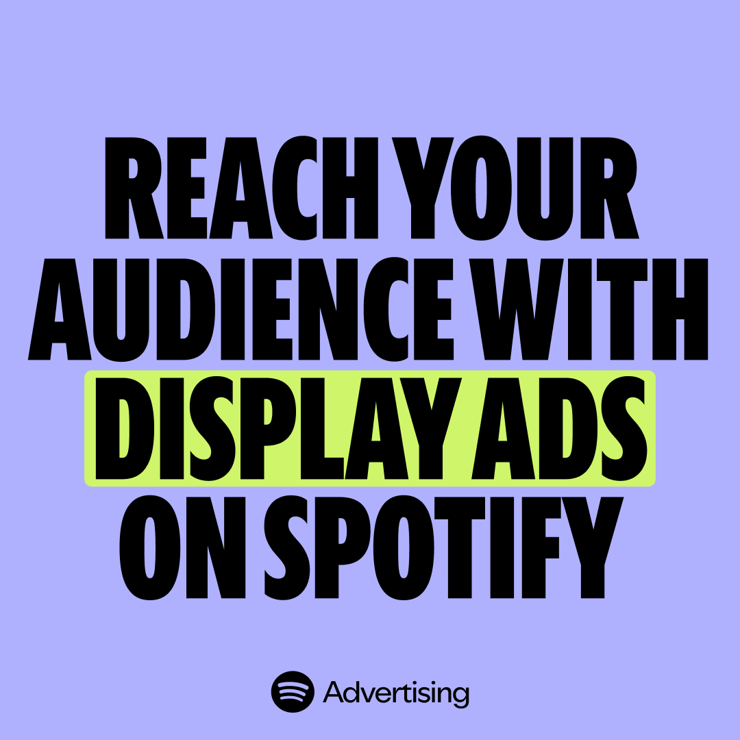 Spotify Advertising Facebook ad