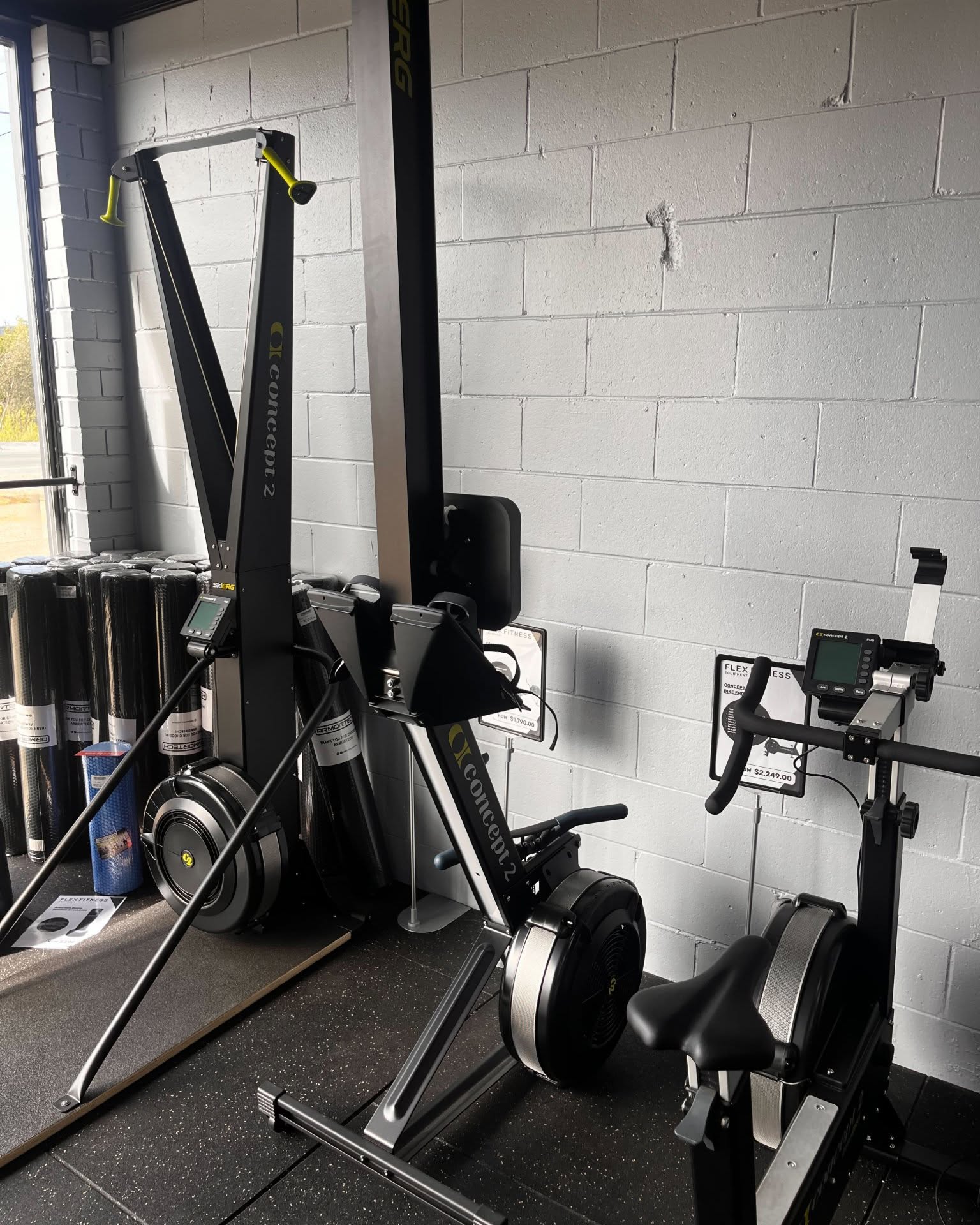 Flex Brisbane Facebook ad: Concept2 RowErg Rowing Machine
