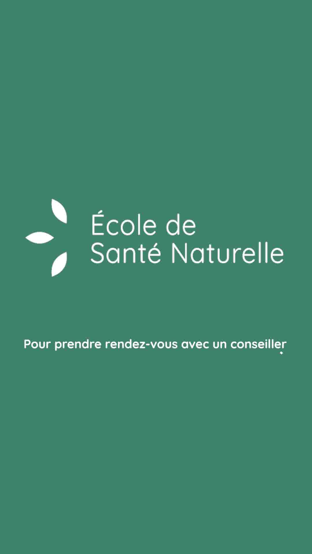 École de Santé Naturelle Facebook ad: Nous rejoindre