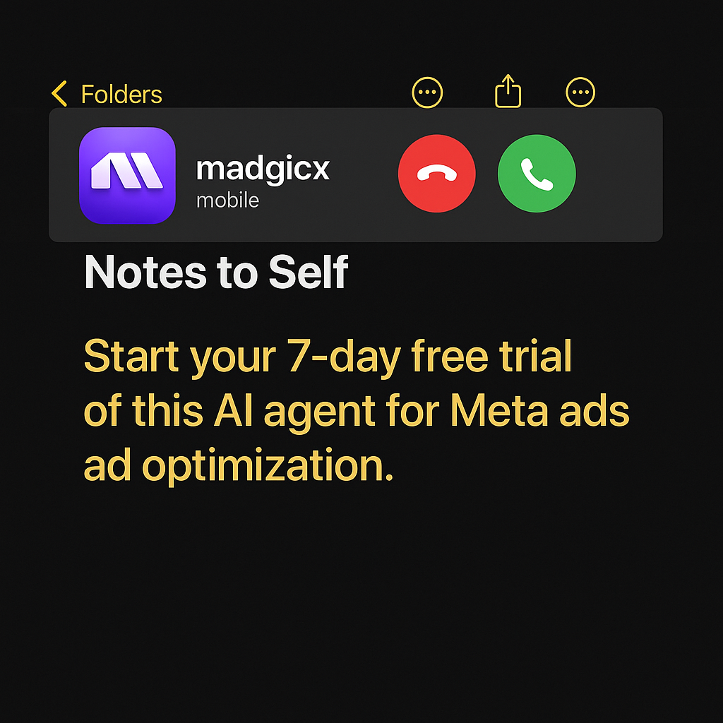 madgicx.com Facebook ad