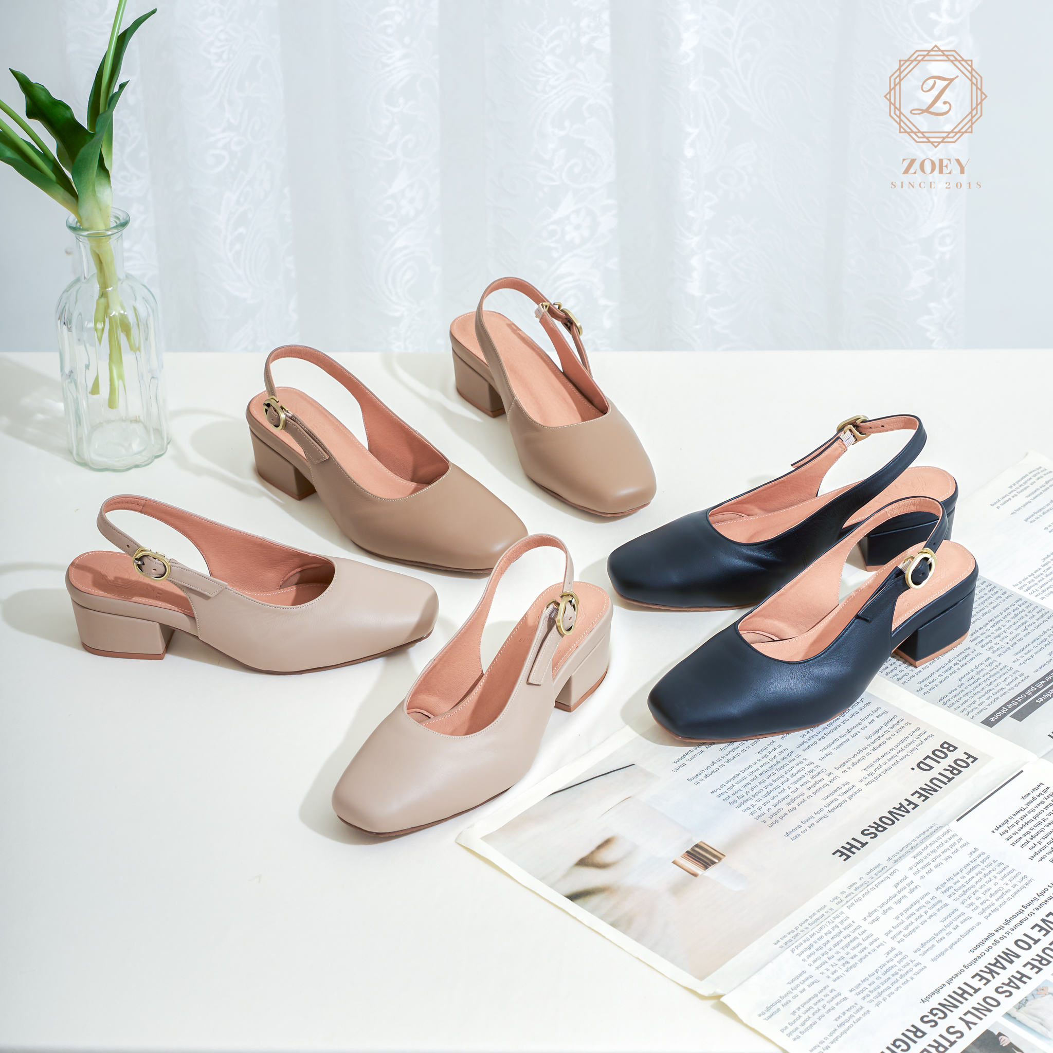 ZOEY Style Facebook ad: ເກີບທຸກຄູ່ເນັ້ນໃສ່ງາມແລະໃສ່ສະບາຍ…