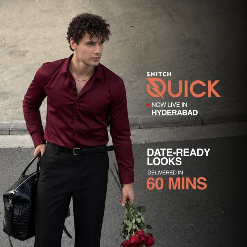 Snitch Facebook ad: Date-Ready Looks, Delivered Quick