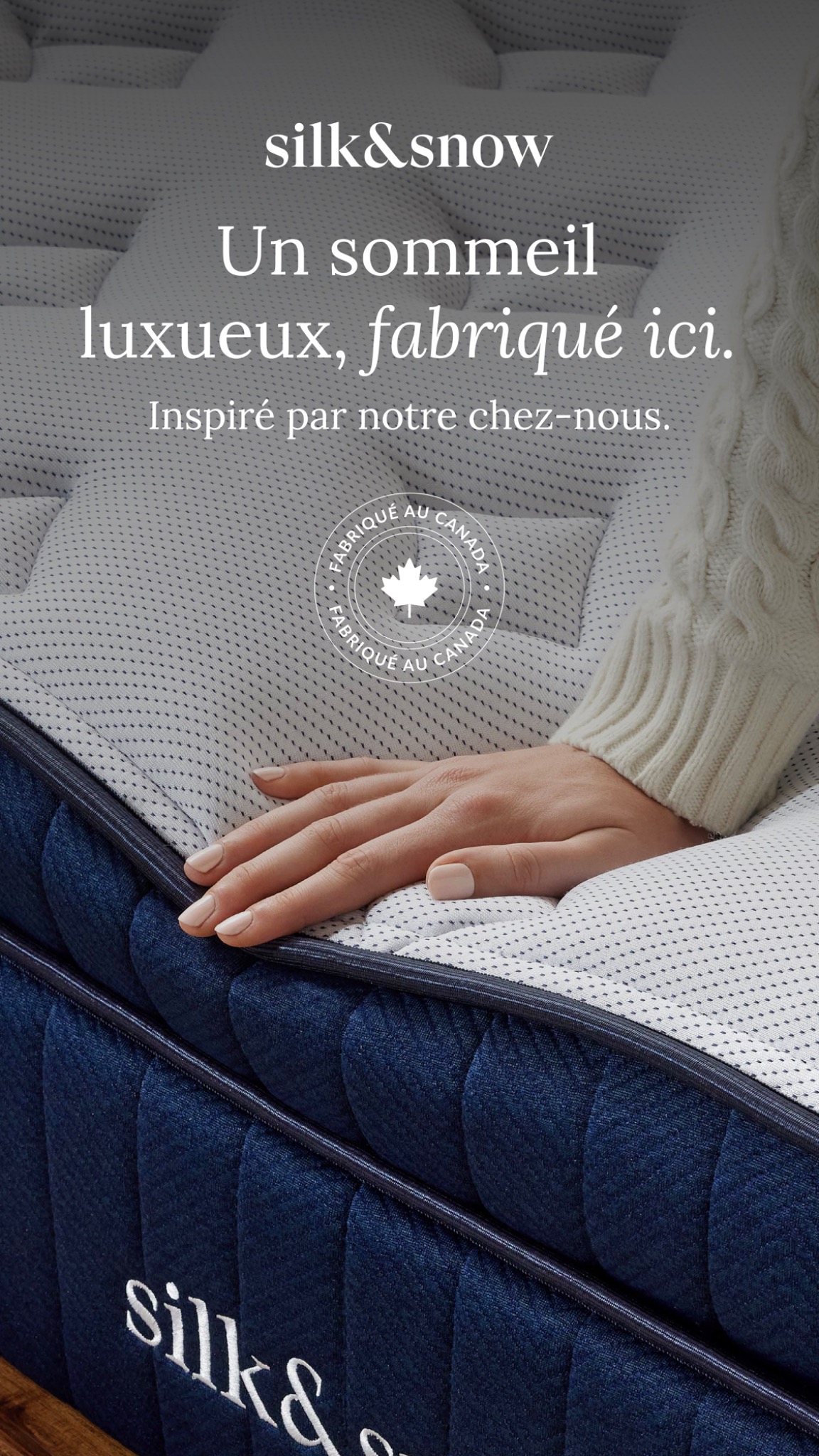 Maison Silk & Snow Facebook ad