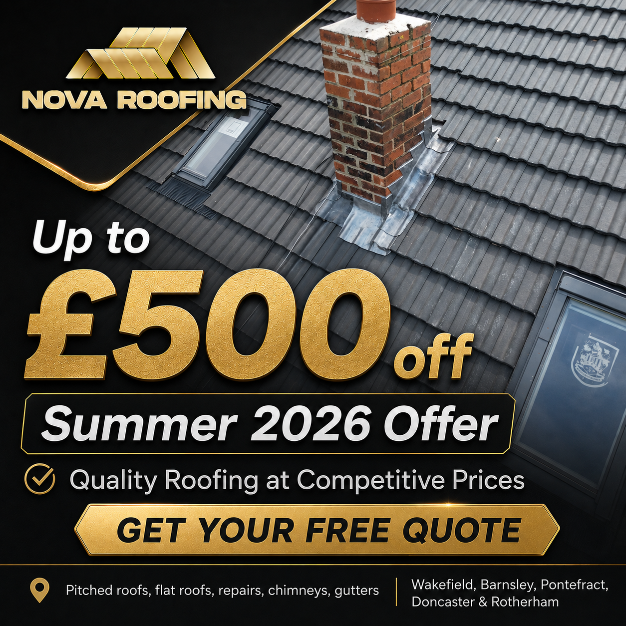 Nova Roofing Facebook ad