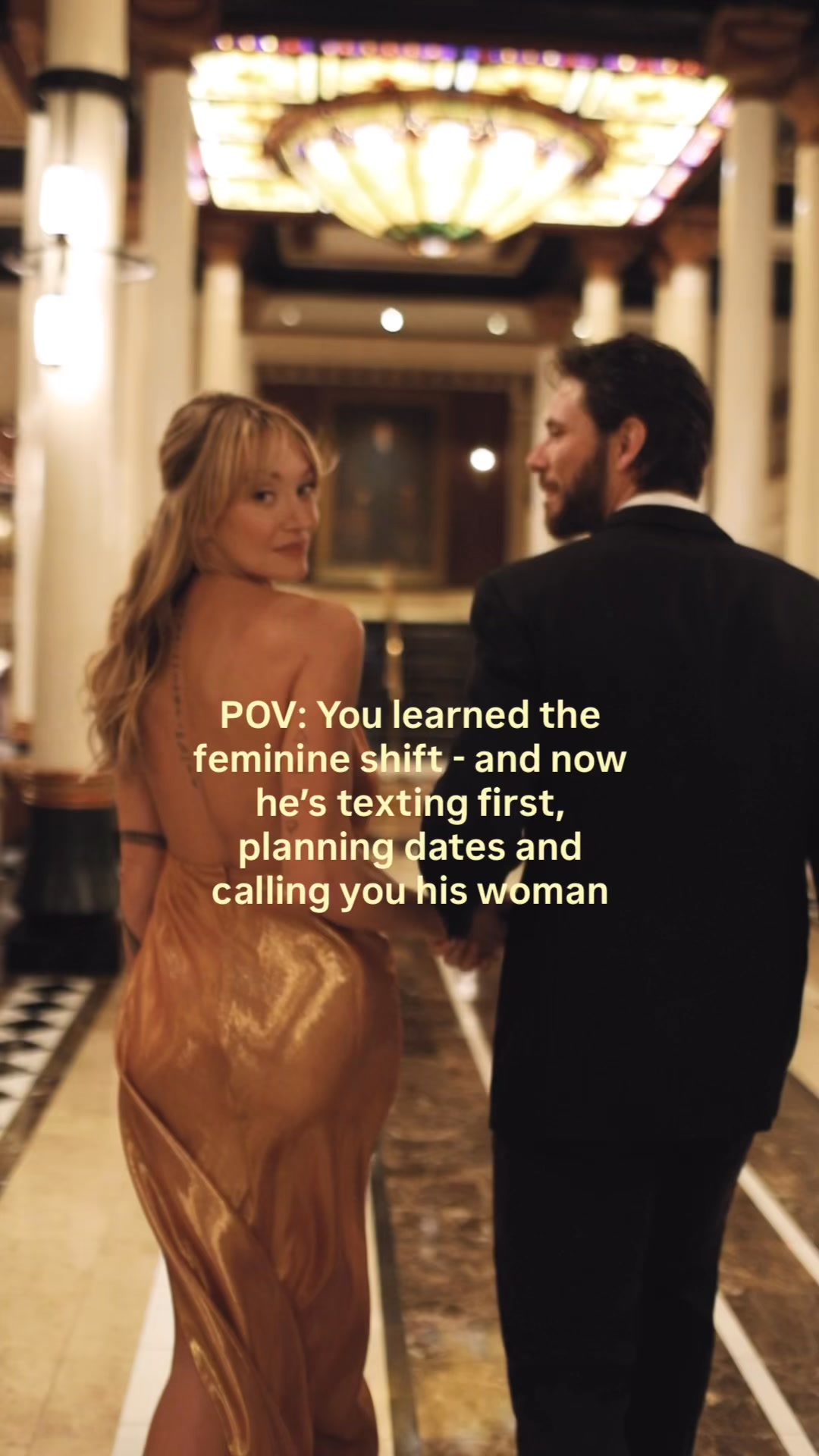 Mel Wells Facebook ad: POV: You learned the feminine shift.