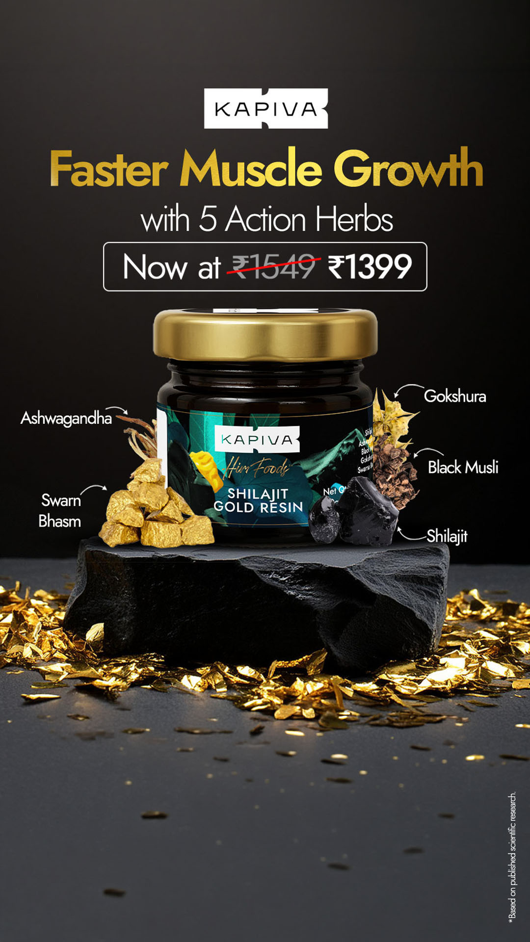Kapiva Performance Facebook ad