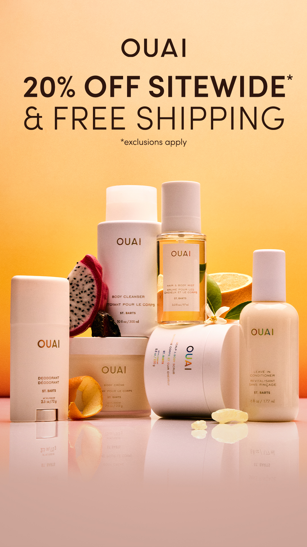 OUAI Facebook ad