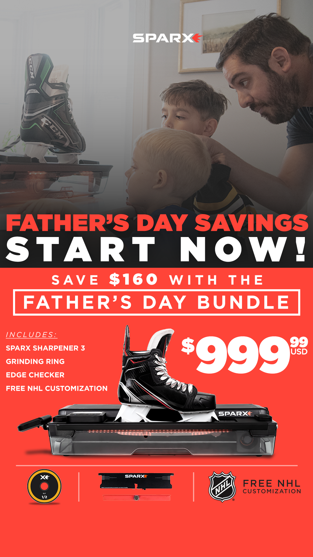 Sparx Hockey Facebook ad