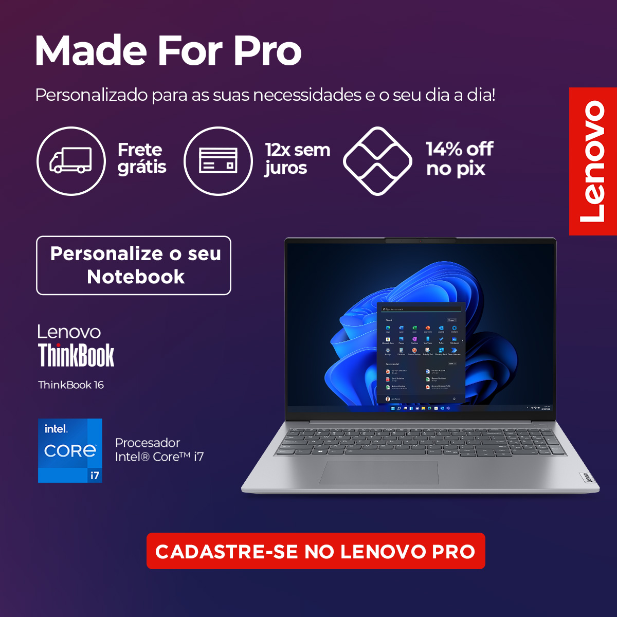 Lenovo Brasil Facebook ad