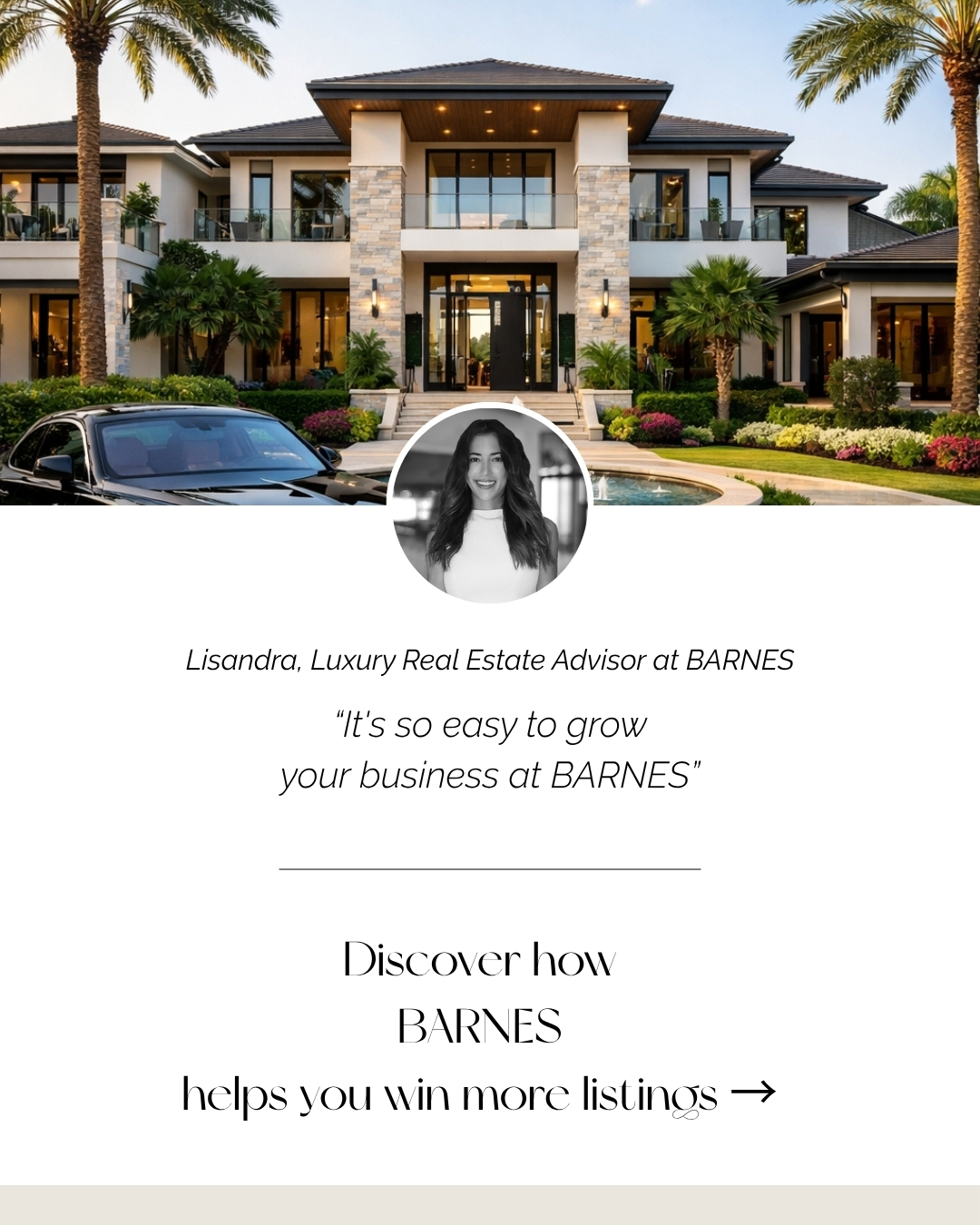 BARNES Miami Facebook ad from Mar 25, 2026