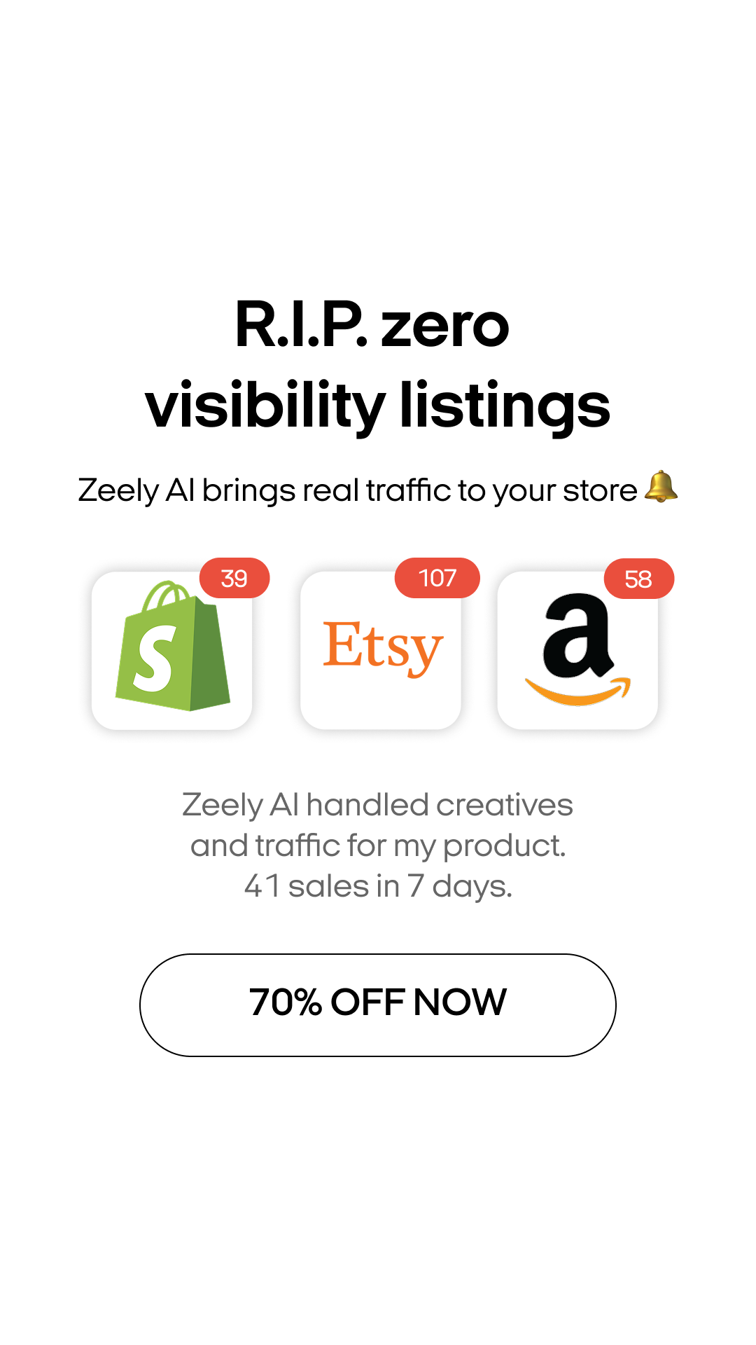 Zeely Facebook ad