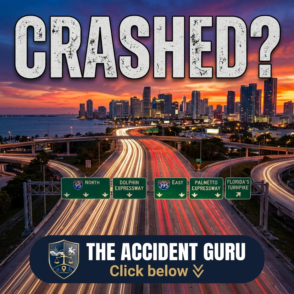 The Accident Guru Facebook ad: The Accident Guru -Free Case Evaluation in Florida