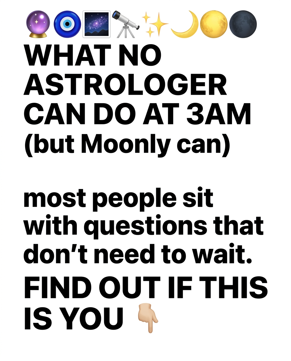 Moonly Facebook ad