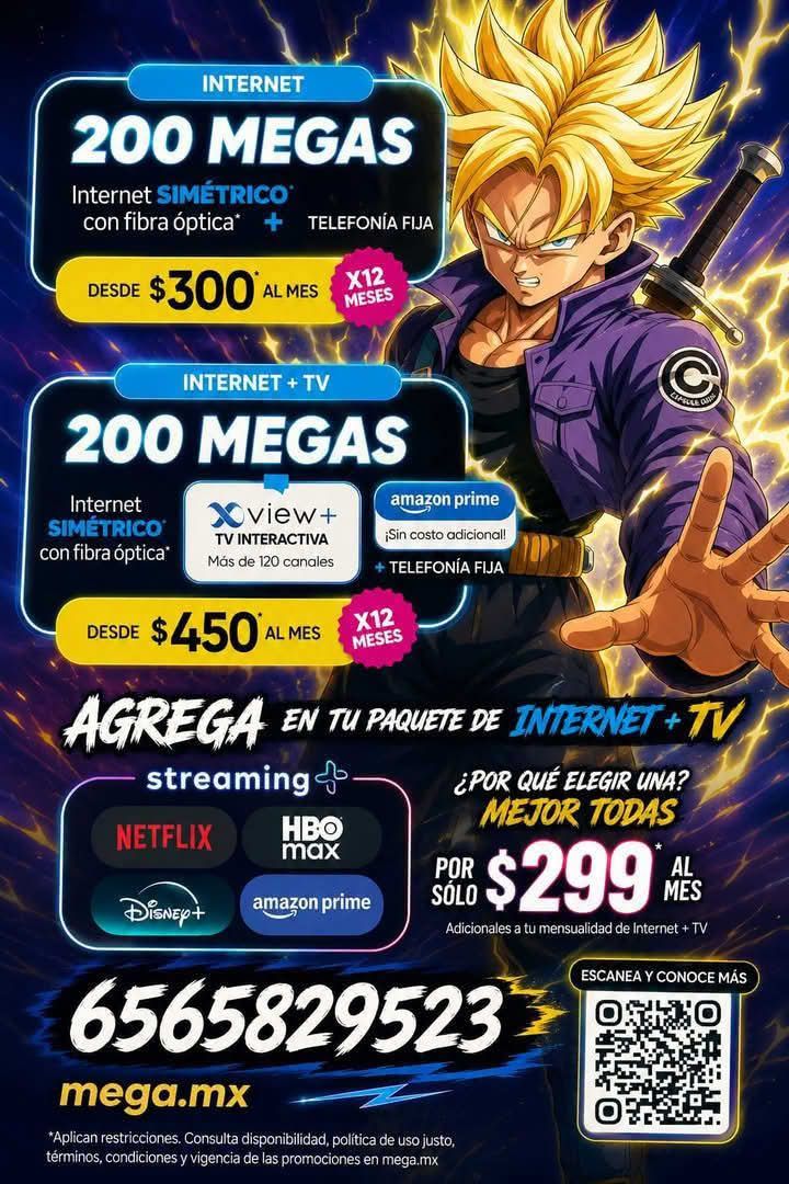 Ventas Internet ciudad Juárez Facebook ad: INTERNET MEGACABLE
