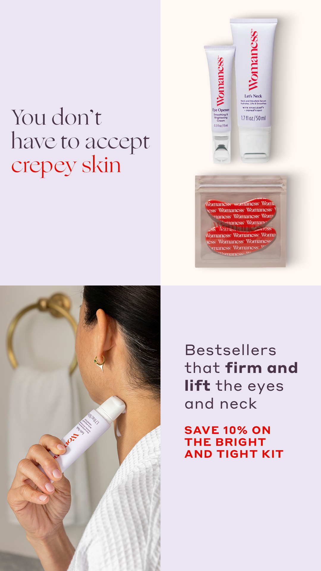 Womaness️ Facebook ad