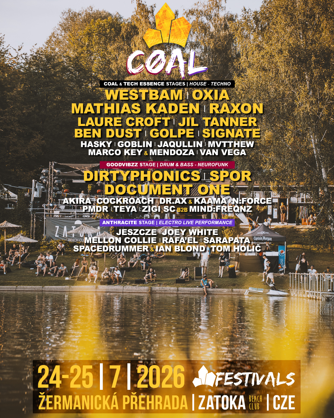 COAL Festivals Facebook ad: COAL Festival 2026 I Žermanická přehrada
