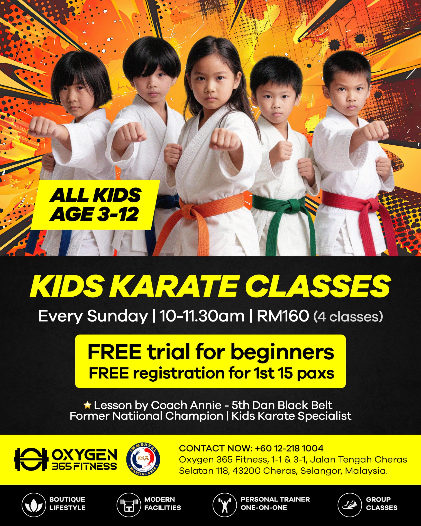 Oxygen 365 Fitness Malaysia Facebook ad