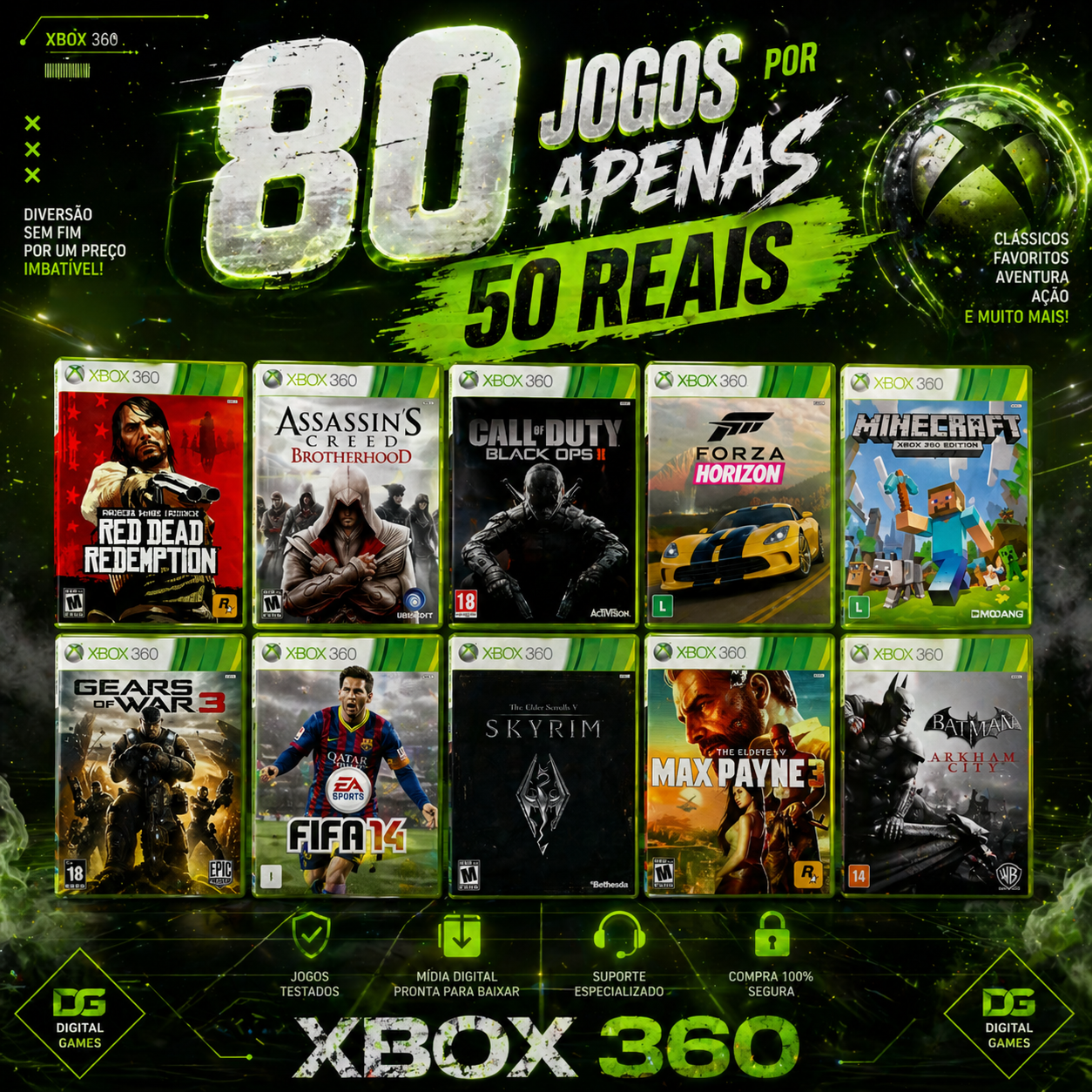 Digital Games Facebook ad: Converse conosco