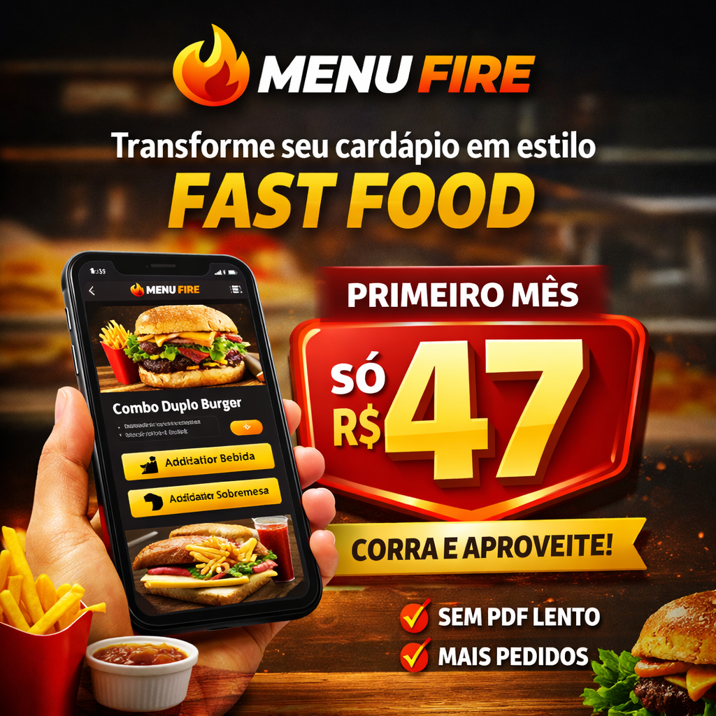 Menu Fire Facebook ad from Jun 1, 2026