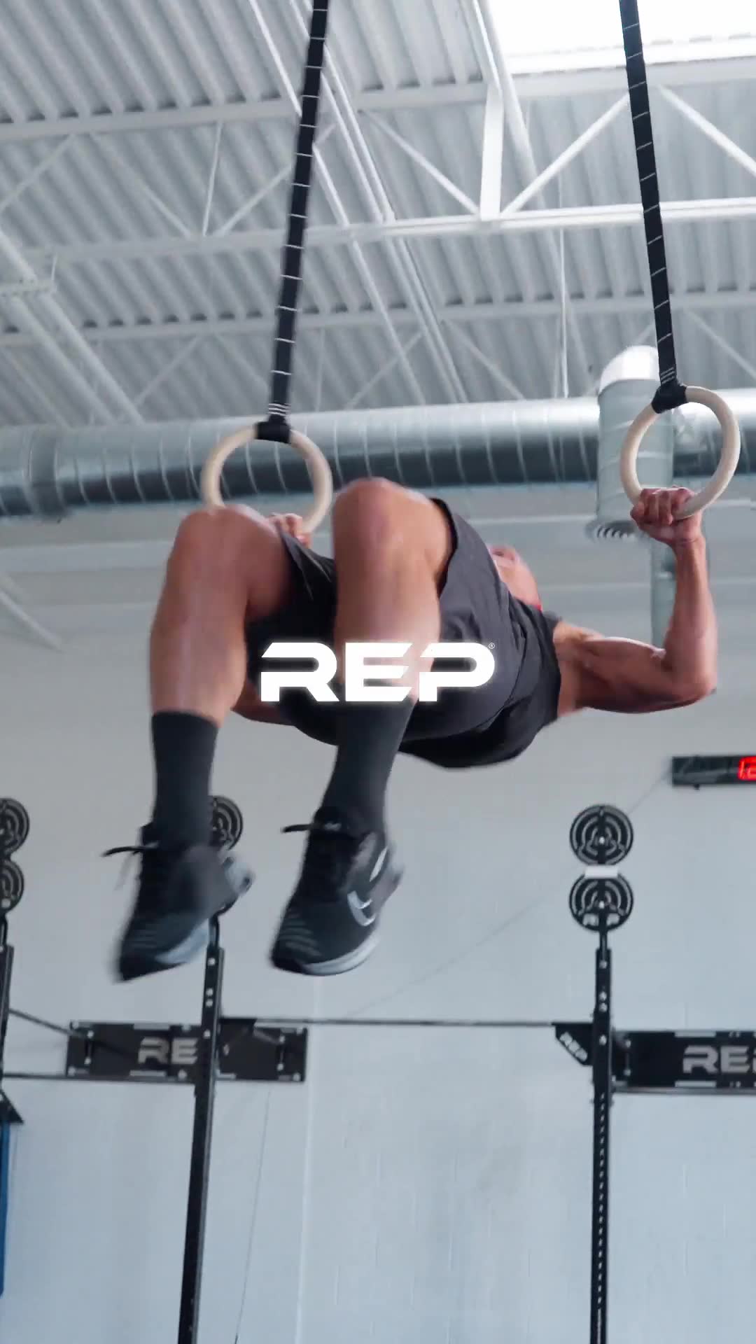 REP Fitness Facebook ad: Discover, Train, Transform
