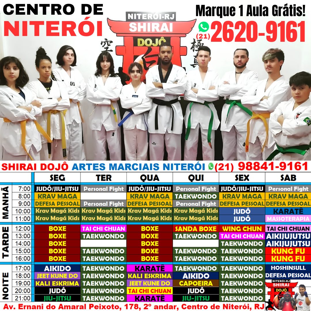 Shirai Dojo Artes Marciais Niterói Facebook ad: * Lista das 24 Modalidades do Shirai Dojô…