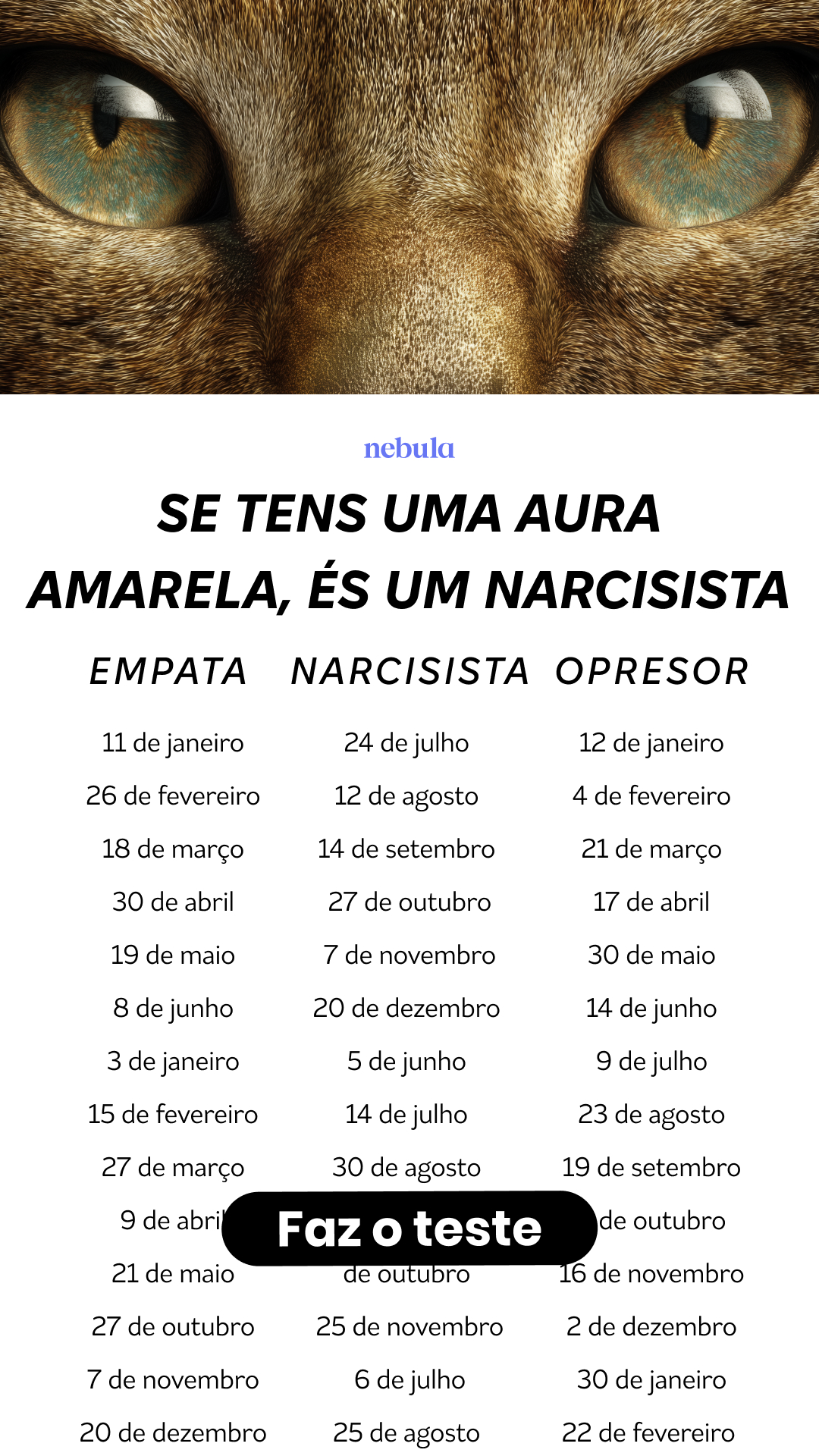Nebula: Aura Power Reading Facebook ad
