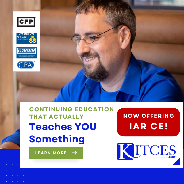 Kitces.com Facebook ad: CPA CPE That Actually Teaches You Something