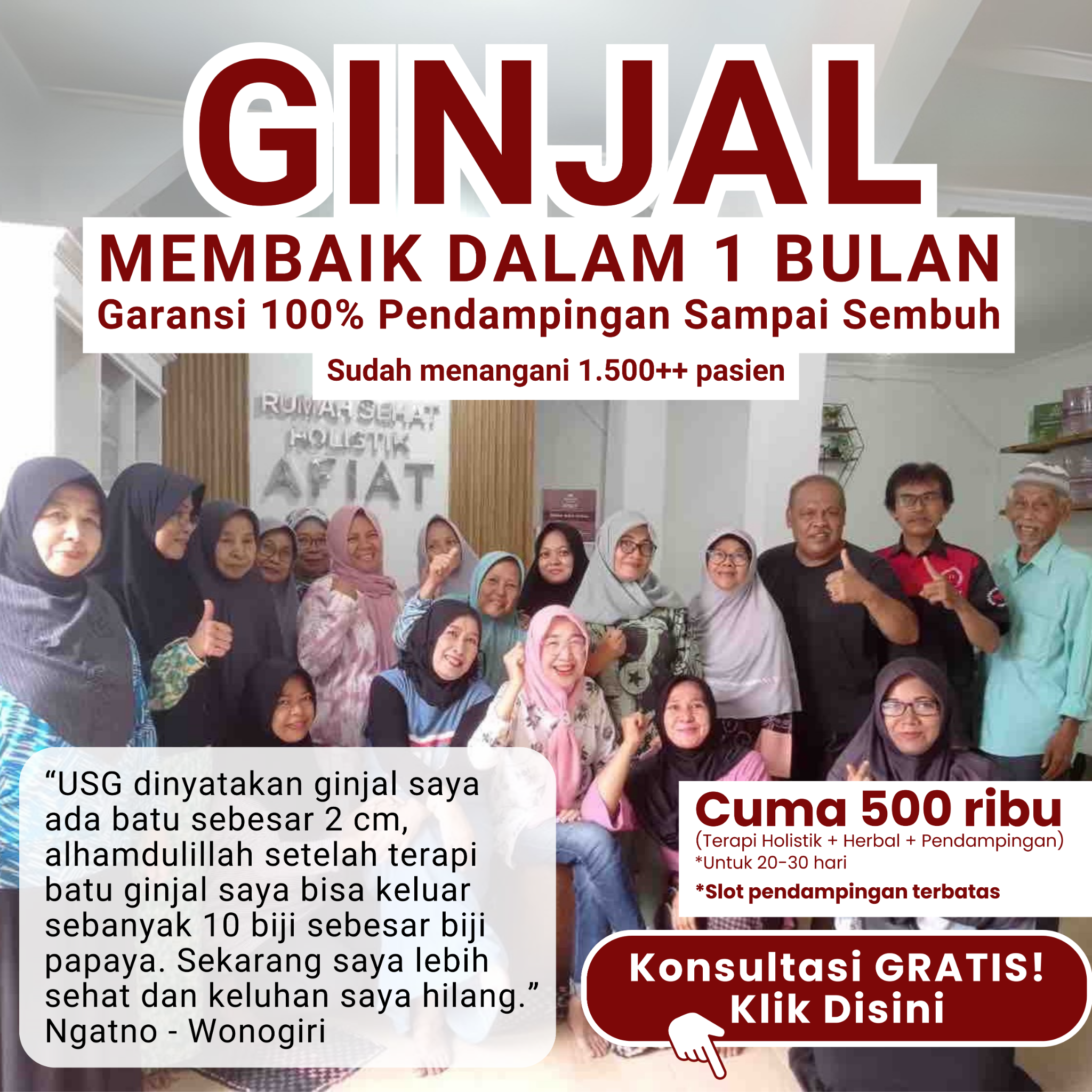 AFIAT Holistic Centre Facebook ad