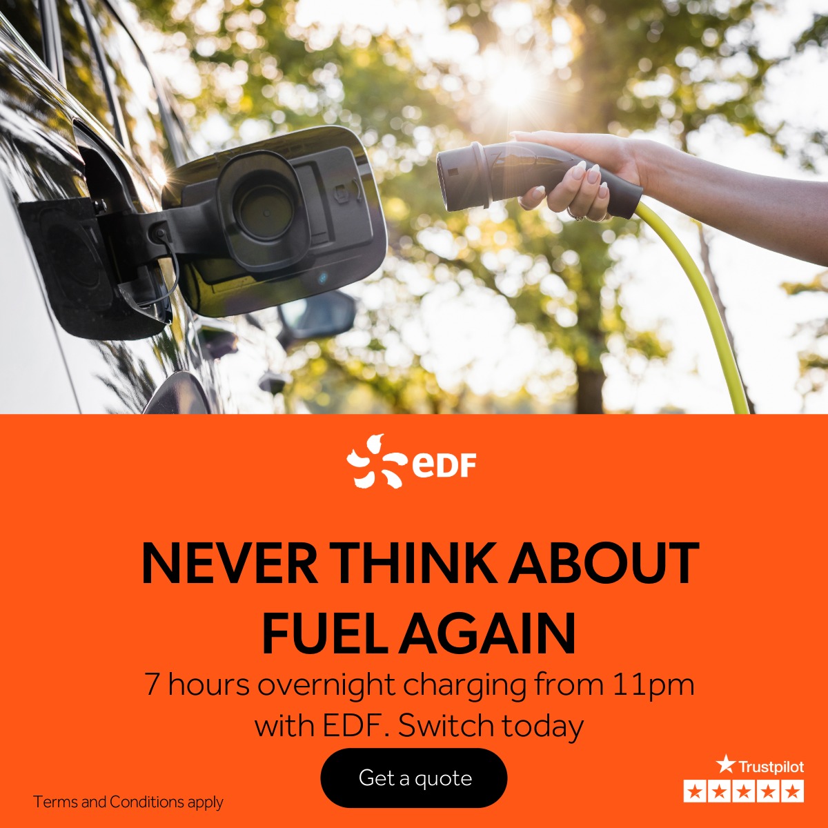 EDF Facebook ad