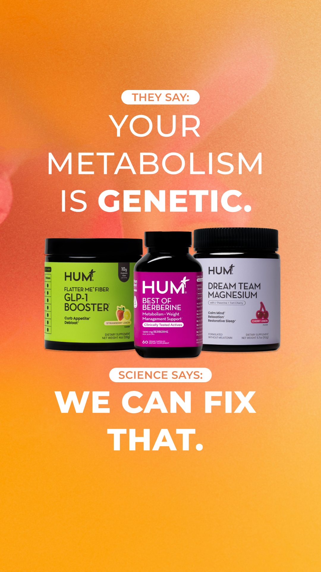HUM Nutrition Facebook ad