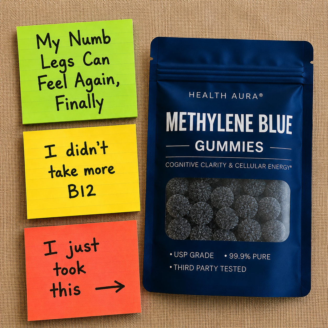 Dr. Michael Carter, MD Facebook ad: I tell my patients to try methylene blue gummies every…