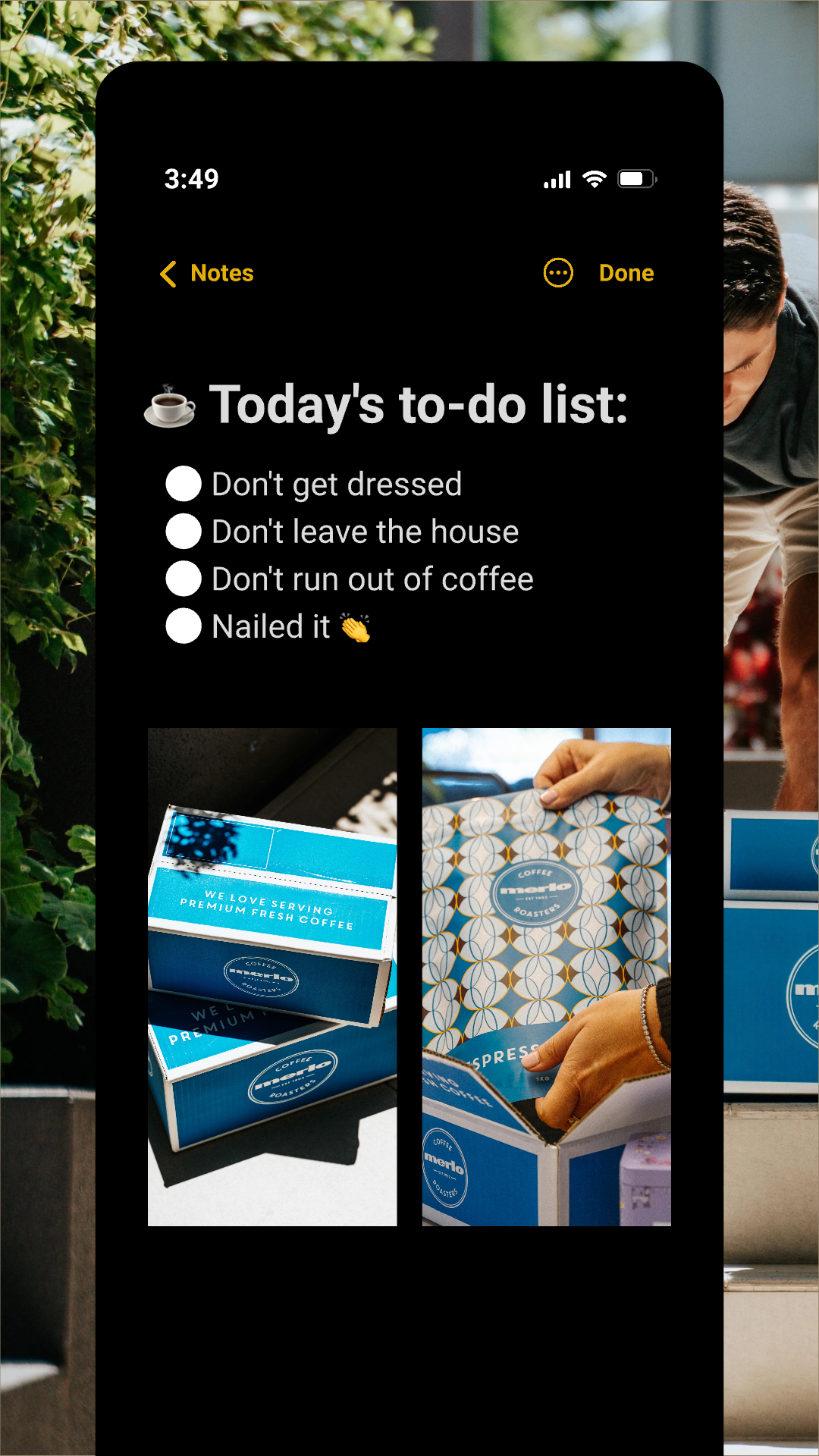 Merlo Coffee Facebook ad