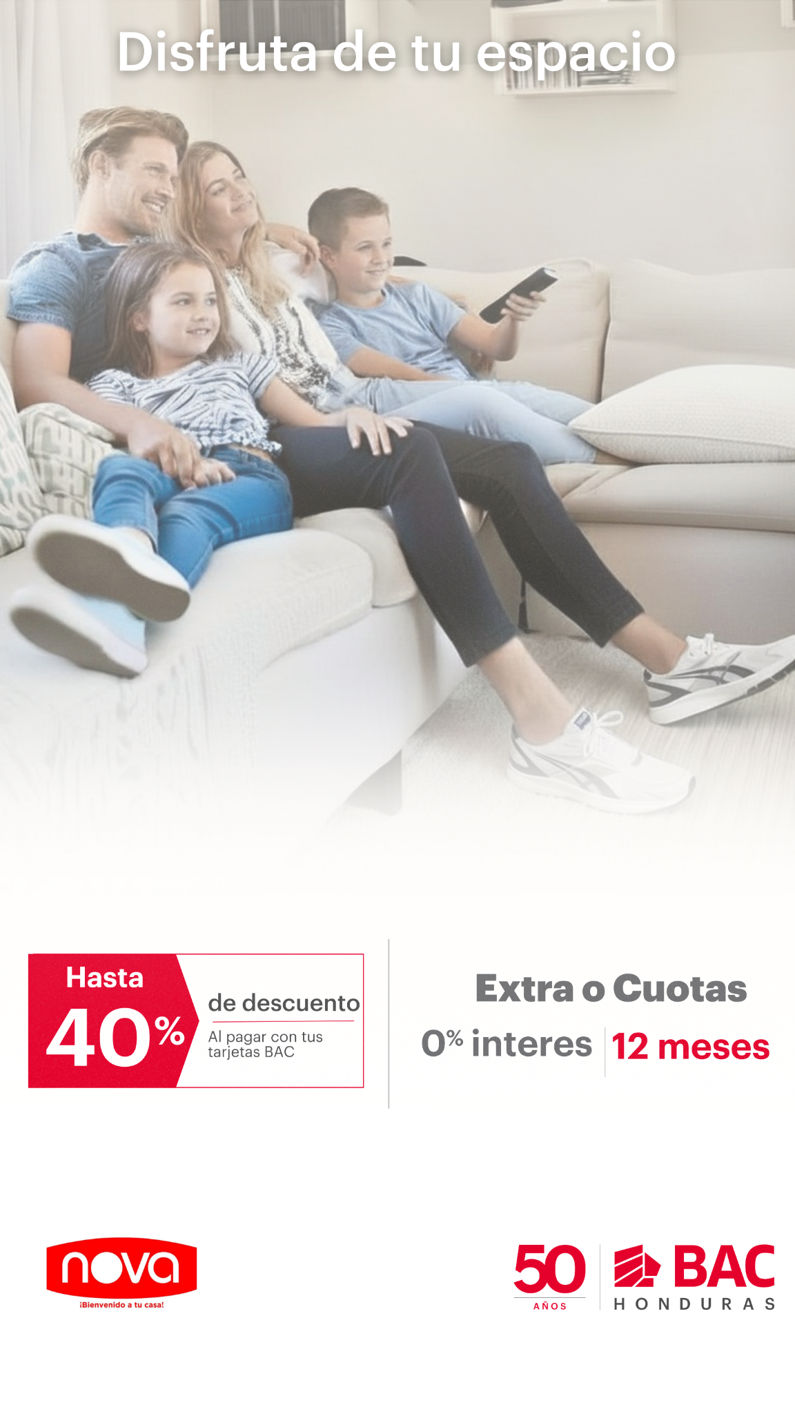 BAC Credomatic Facebook ad