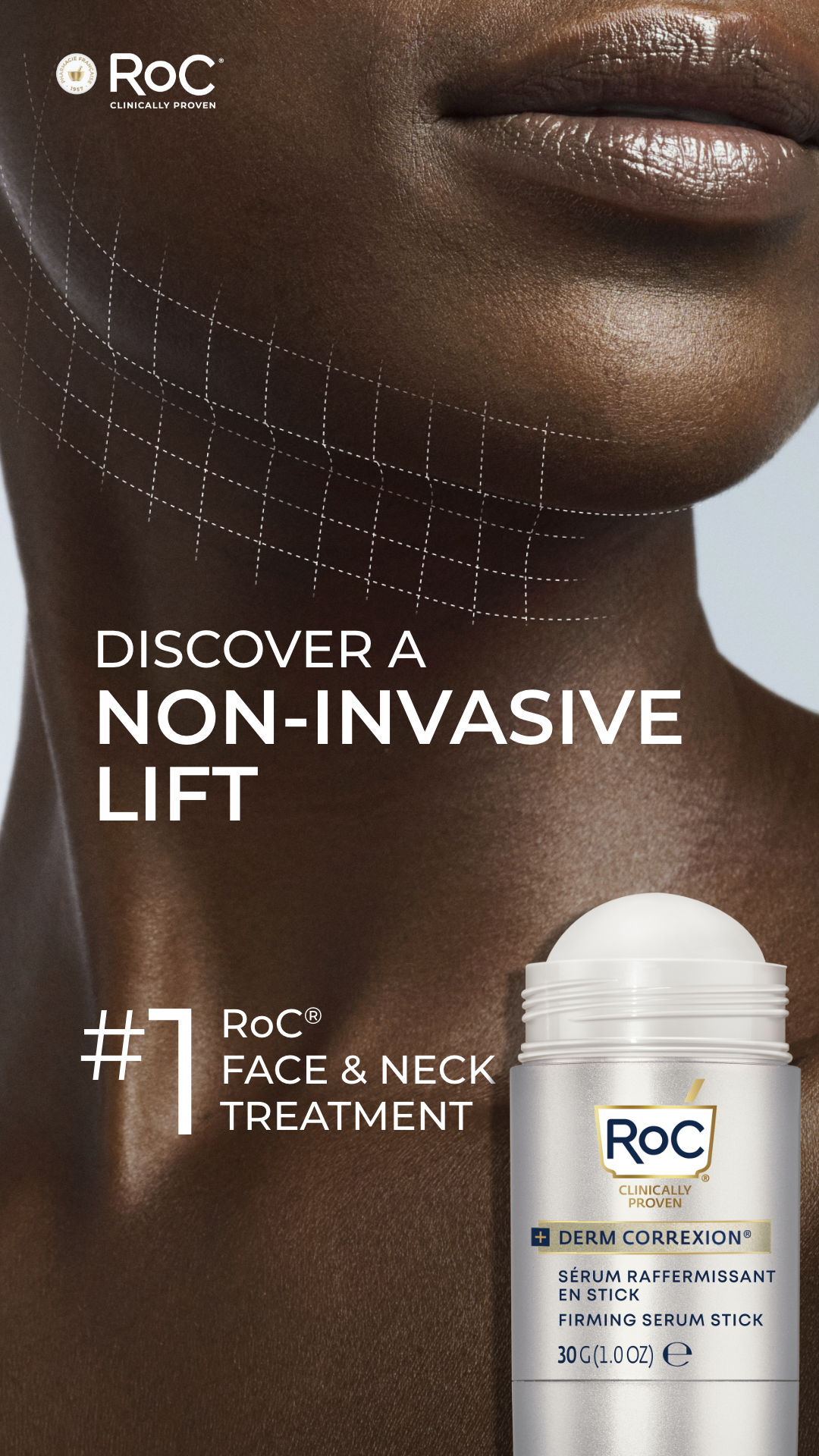 RoC Skincare Facebook ad from Feb 19, 2026