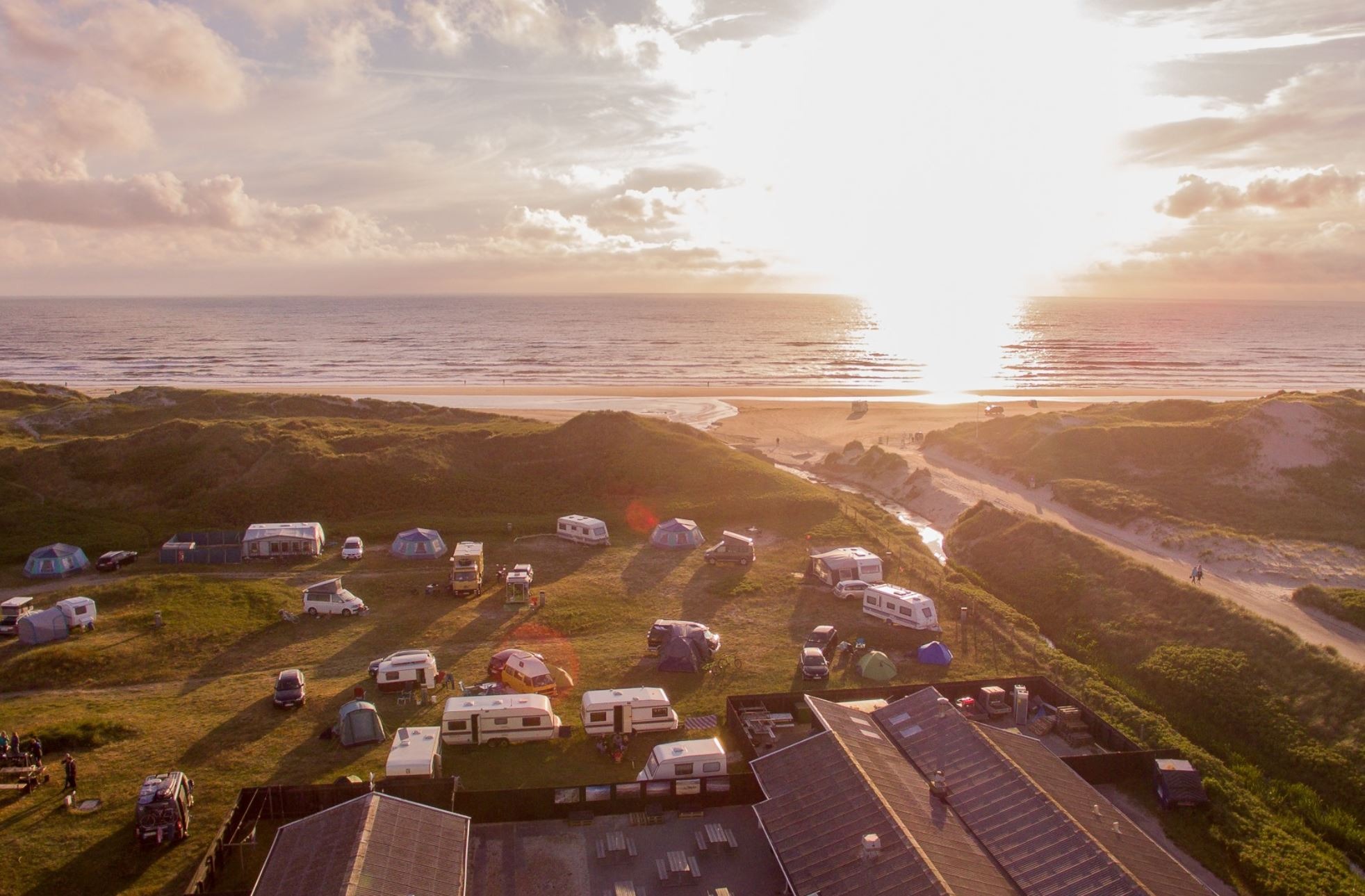 Børsmose Strand Camping Facebook ad: Go camping at Børsmose