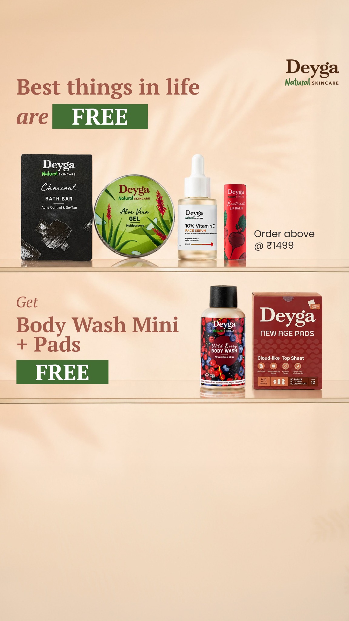 Deyga Organics Facebook ad