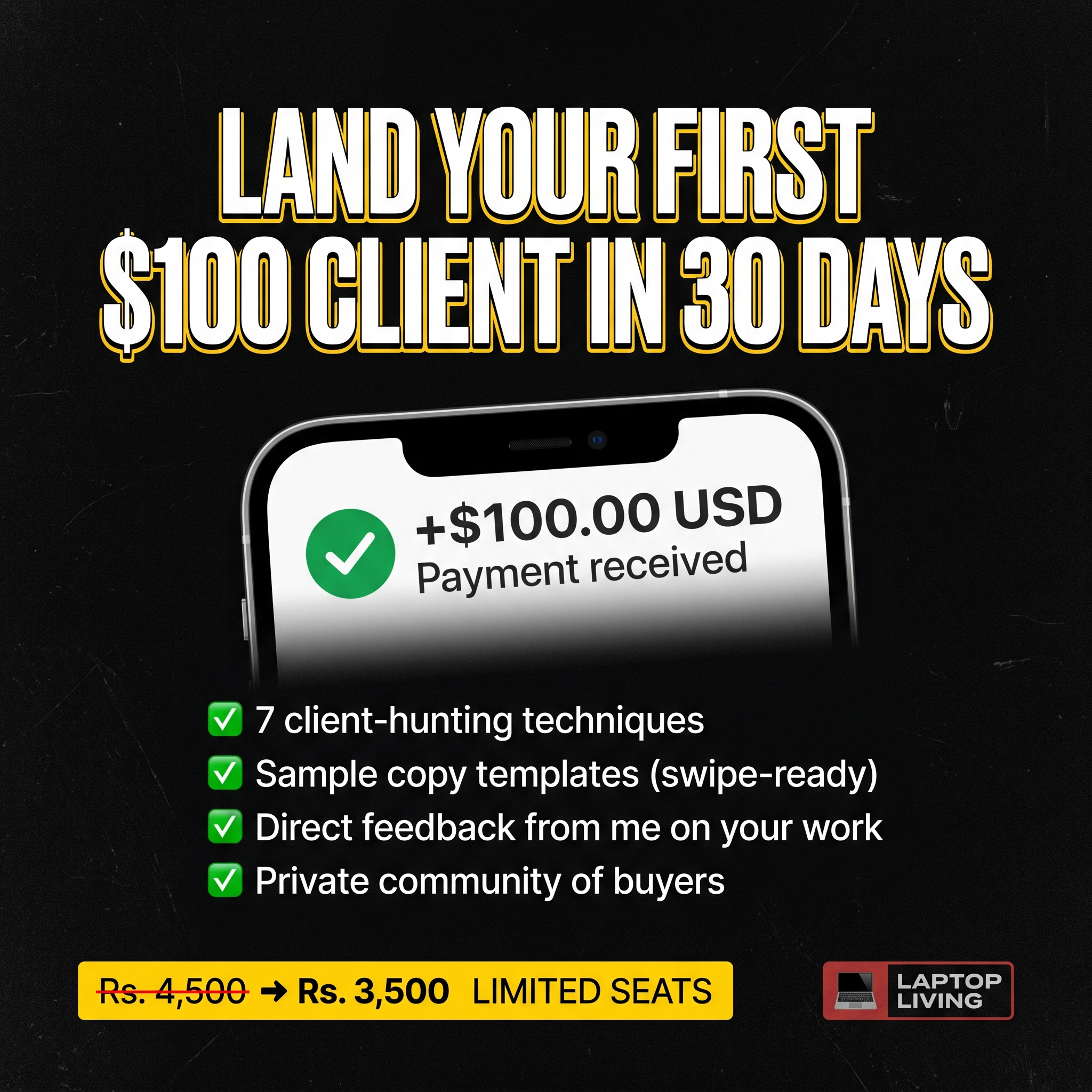 The Laptop Living Facebook ad