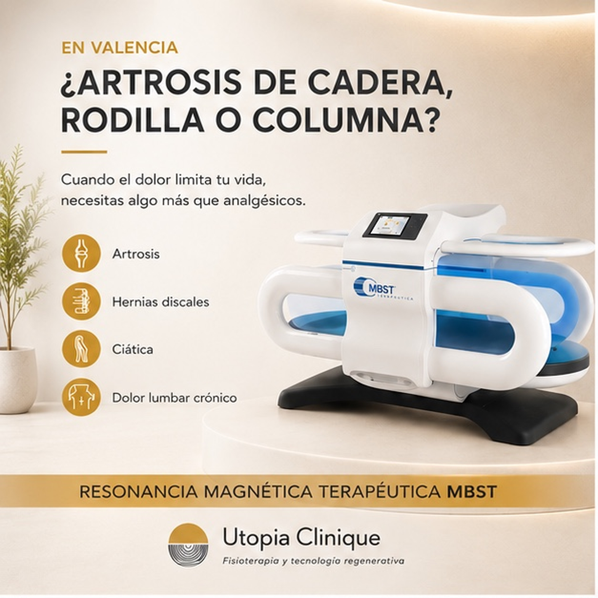 Utopía Clinique Facebook ad: No quiero pasar por quirófano si existe otra…