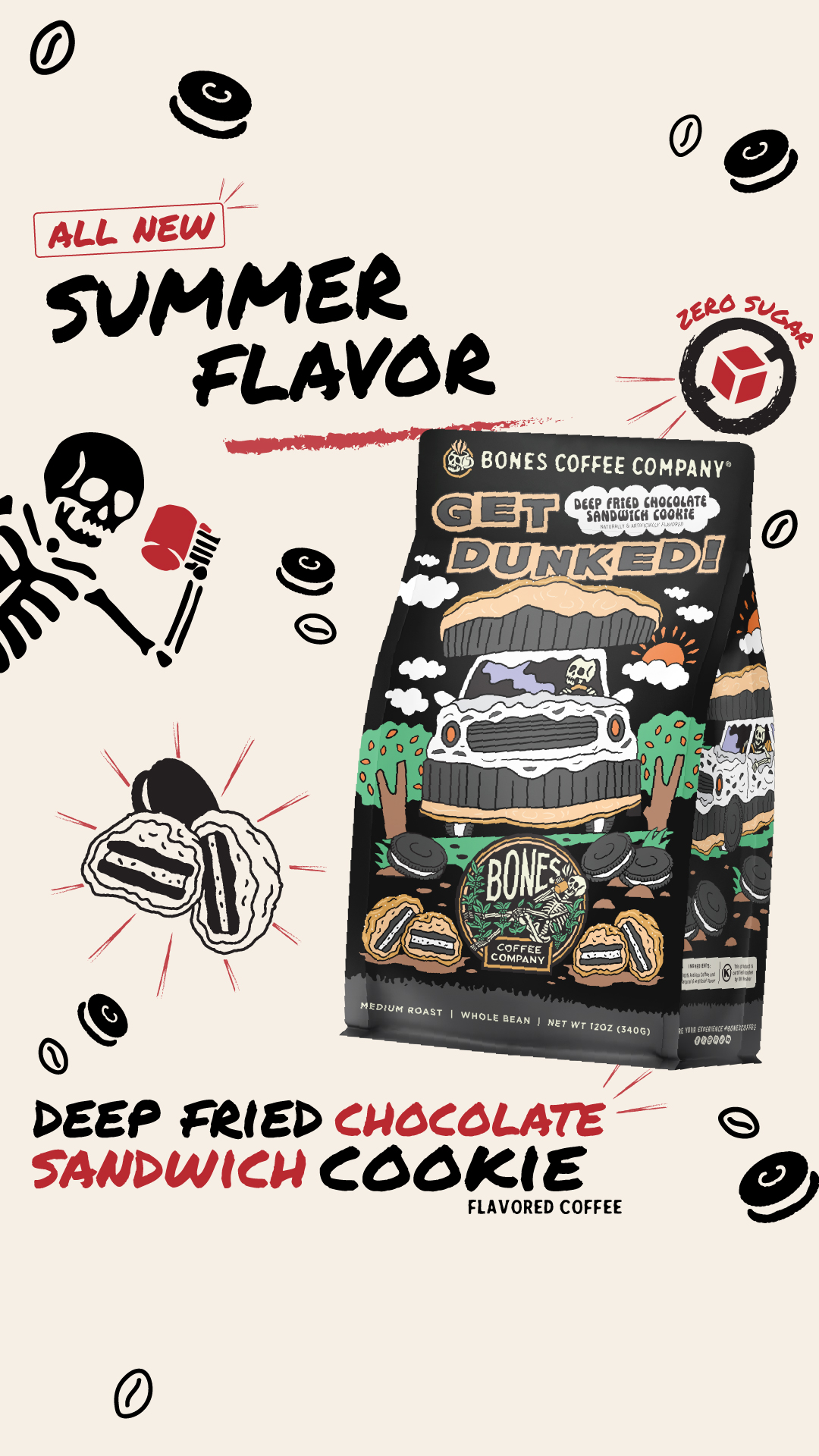 Bones Coffee Company Facebook ad
