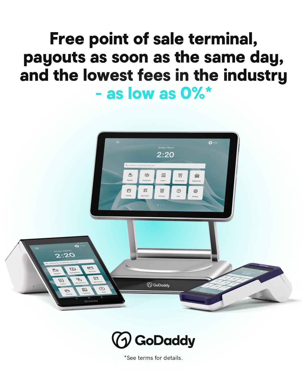 GoDaddy Facebook ad