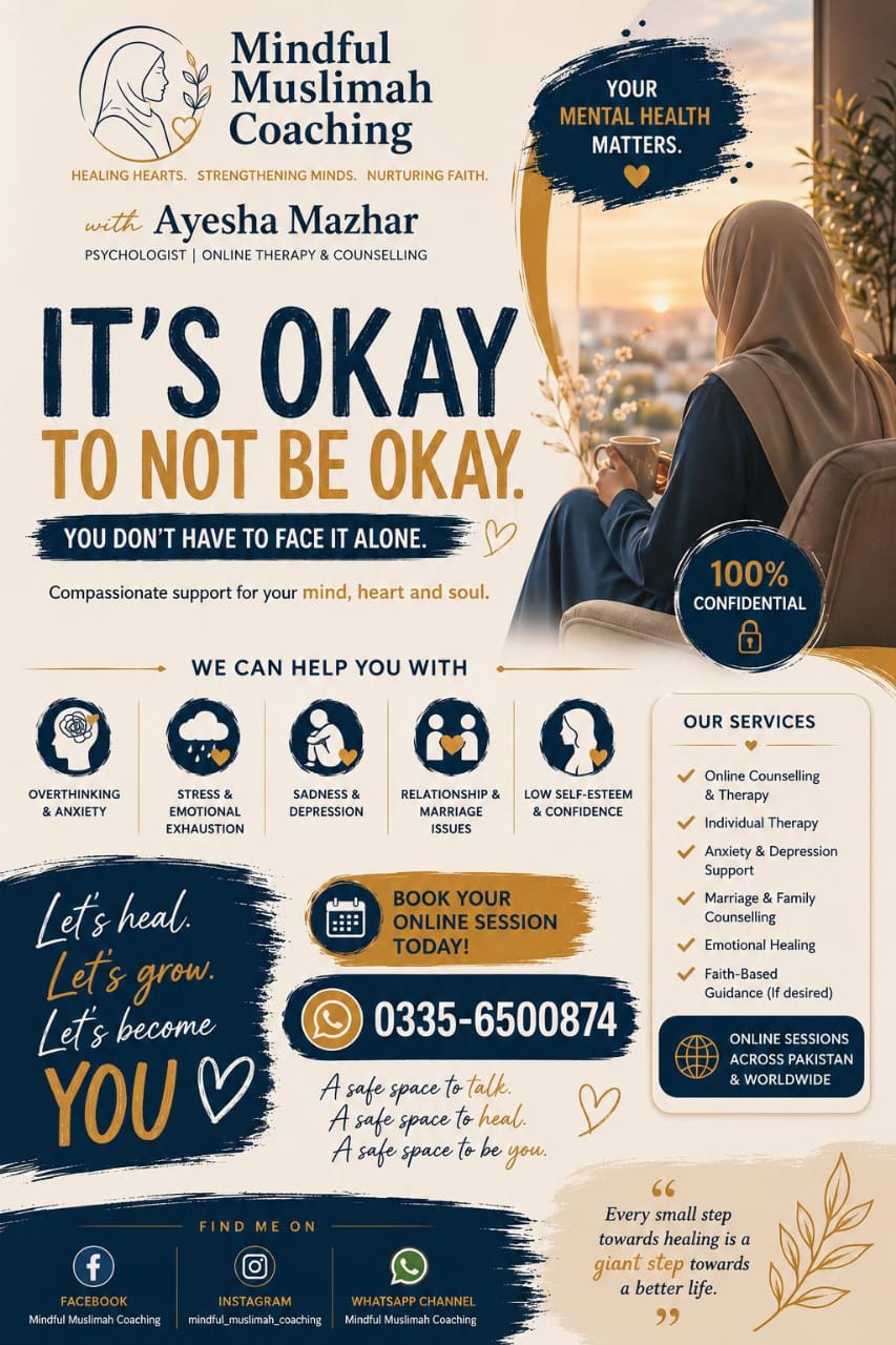Mindful Muslimah coaching centre Facebook ad: How Much Longer Will You Keep Putting Yourself Last?