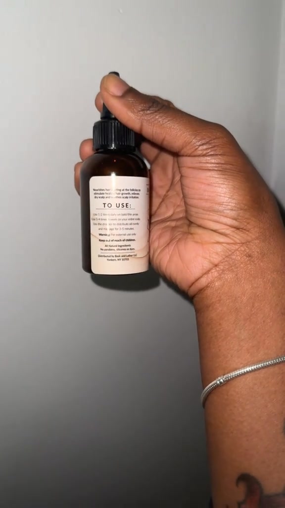 Bask & Lather Co Facebook ad: Scalp Stimulator