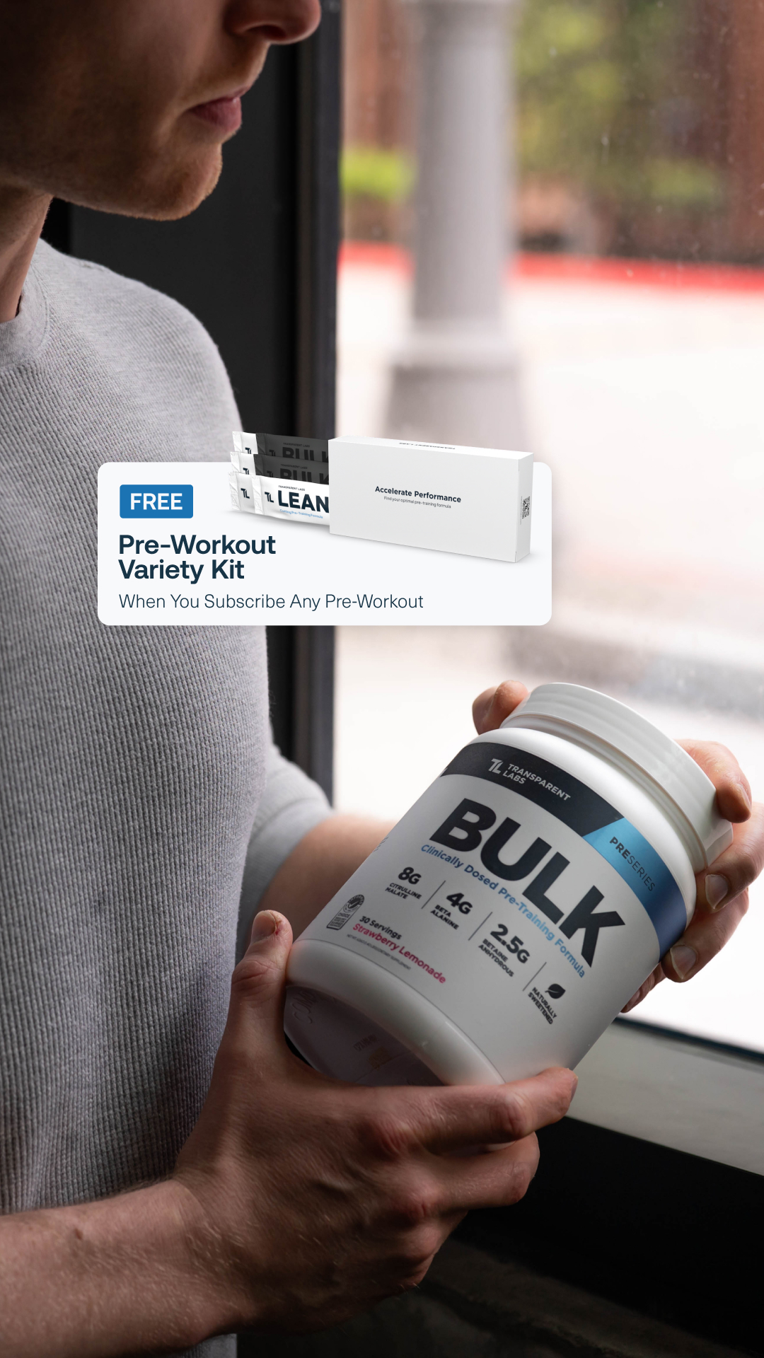 Transparent Labs Facebook ad