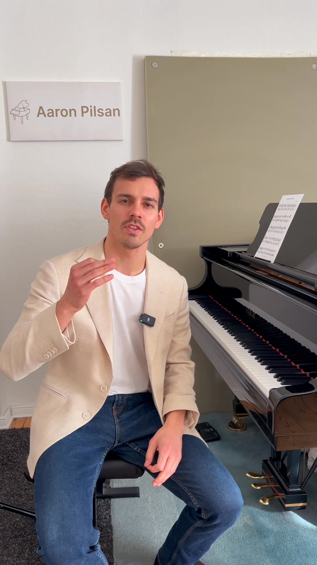 Aaron Pilsan Facebook ad: Too Old for Piano? Wrong. Start Now, No Matter Your Age!