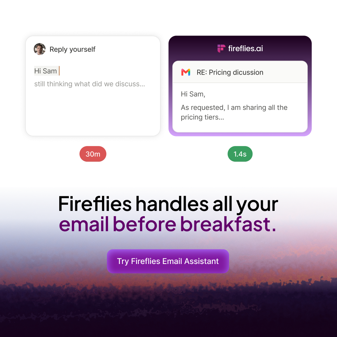 Fireflies.ai Facebook ad