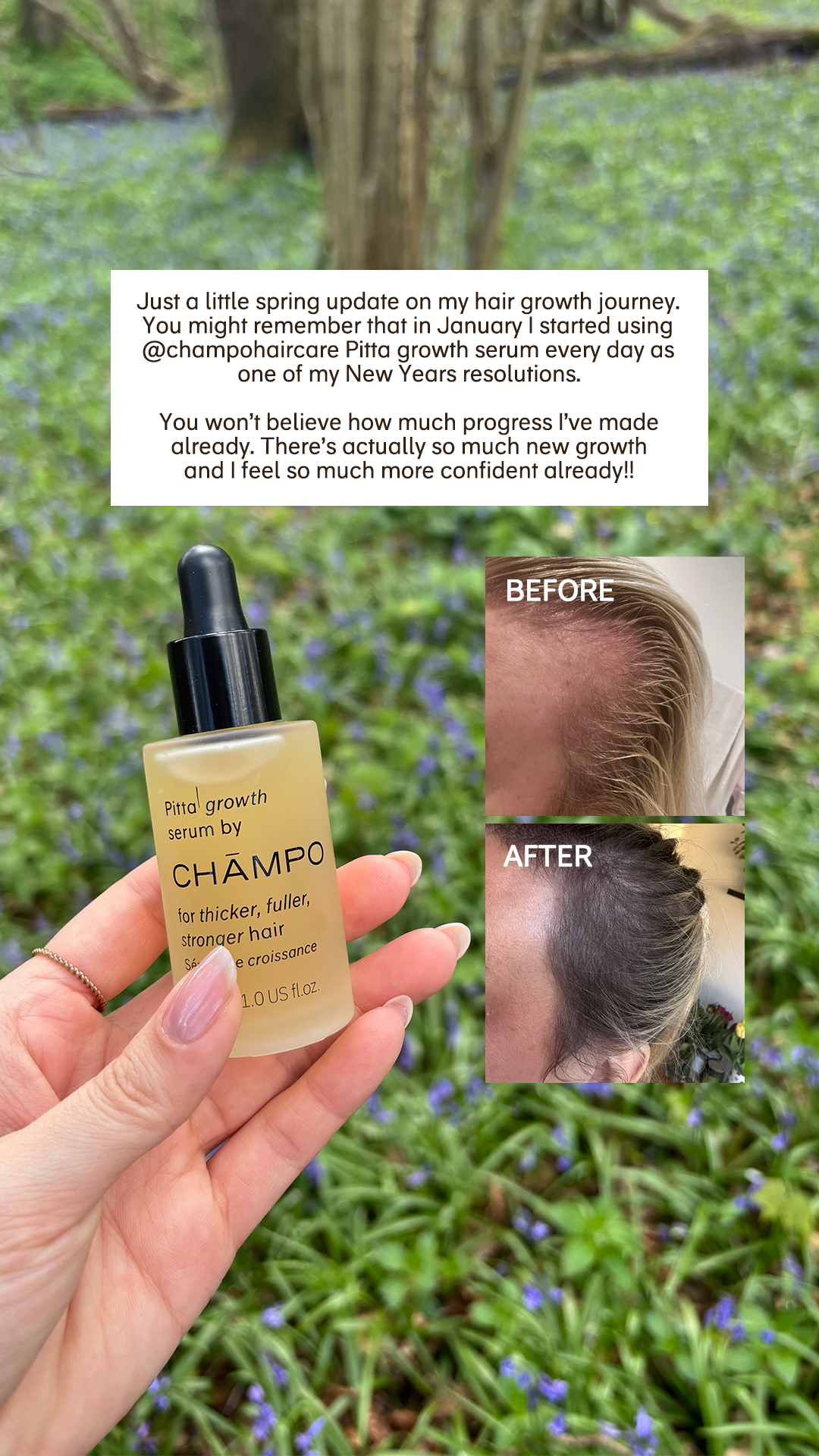 Chāmpo Haircare Facebook ad